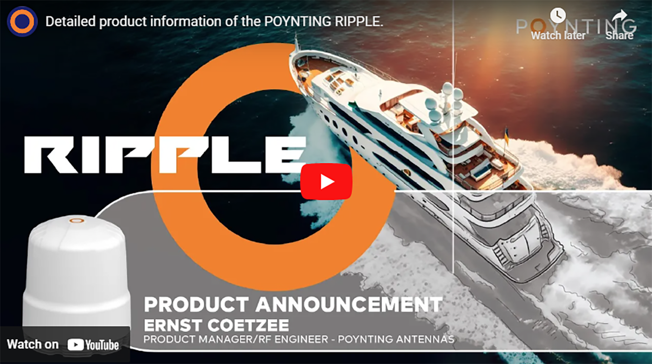 Video - Detailed product information of the POYNTING RIPPLE