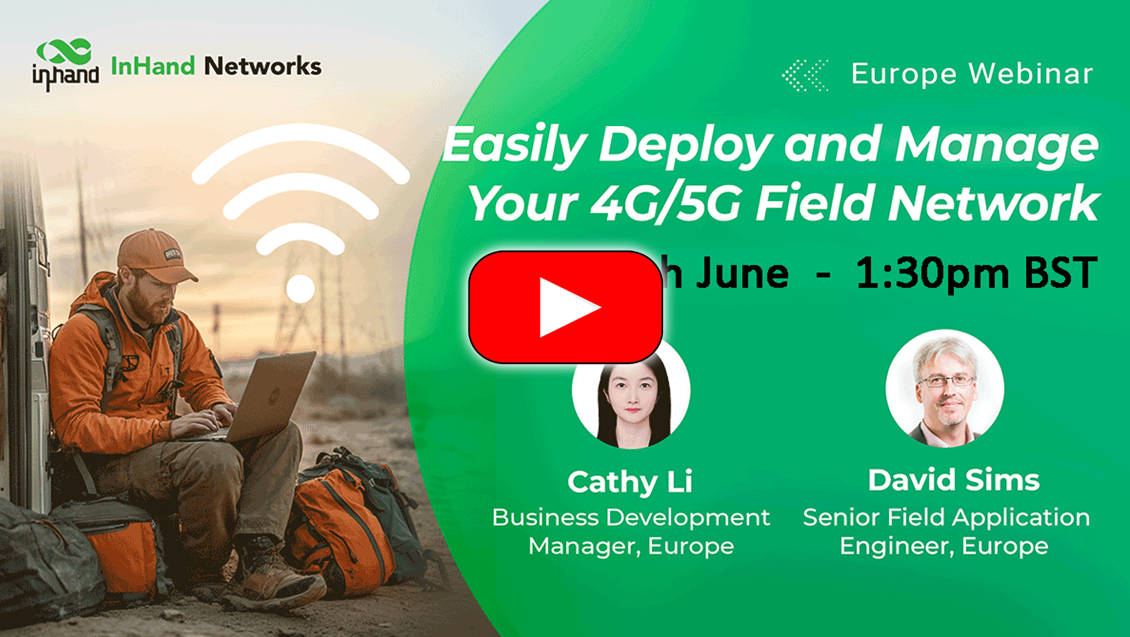 InHand Webinar Easily Deploy & Manage your 4G/5G Field Network
